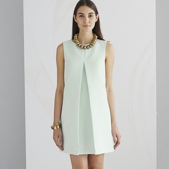 Serena & Lily Edie Trapeze Shift Dress in Mint M - Picture 7 of 10